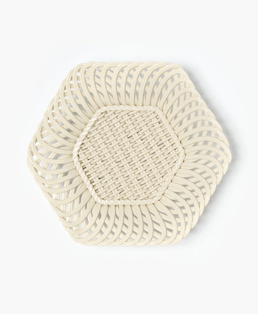 Luisa Hexagonal Ceramic Basket